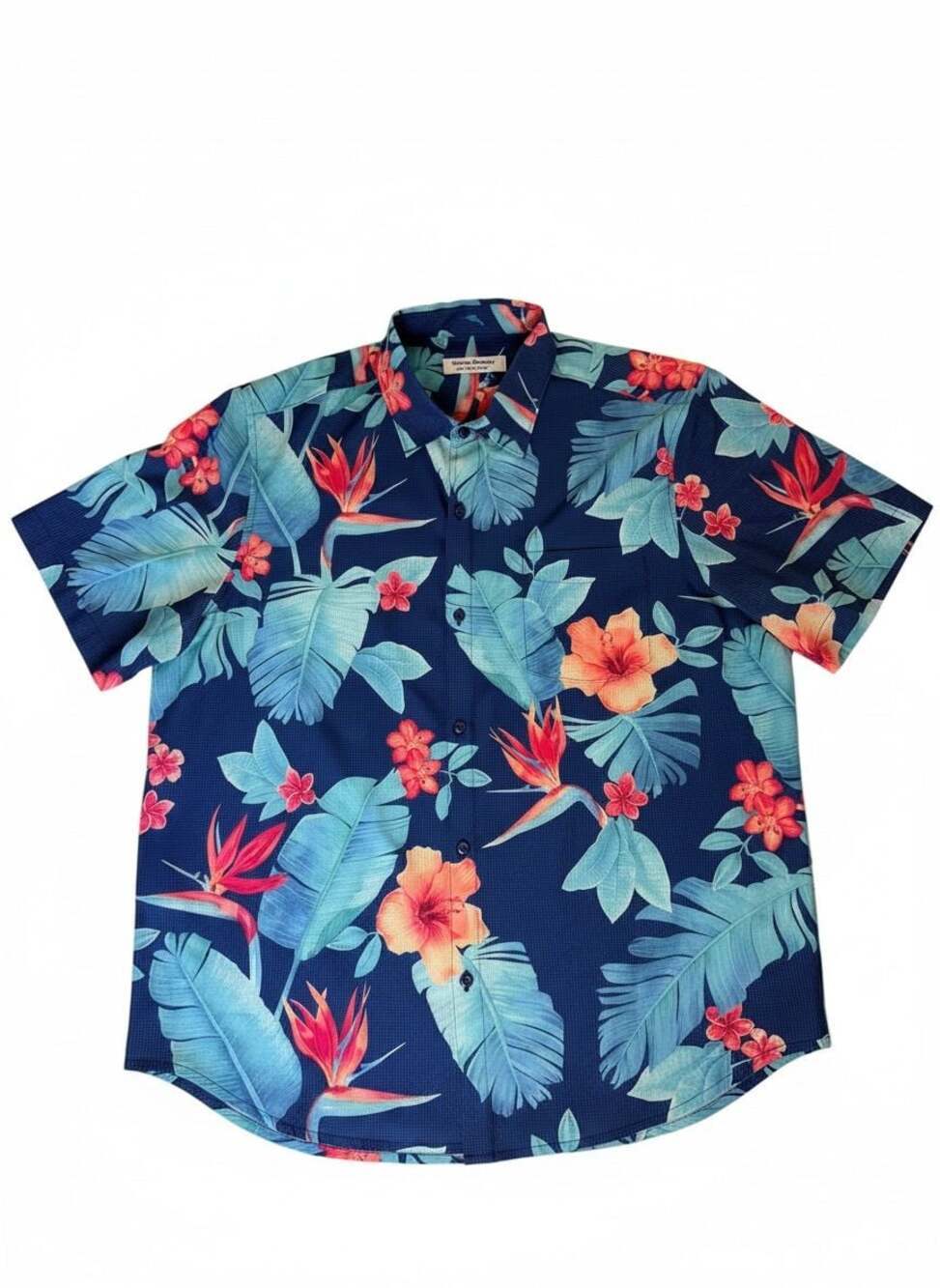Tommy Bahama The Bahama Coast Paradiso Floral Hawaiian Camp Shirt Size L